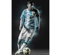 Generic Poster di Lionel Messi Football Player 10 Wall Art Picture A4