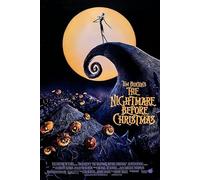 Generic Poster vintage di Tim Burton The Nightmare Before Christmas Jack Skellington Sally, senza cornice, 21,1 x 29,7 cm, decorazione per soggiorno e camera da letto