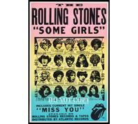 Generic Poster vintage The Rolling Stones 28 x 43 cm - Magnifica opera d'arte del 1978 - album di alcune ragazze - Musica britannica leggendaria - Rock and Roll - opera d'arte originale - stampa rara,