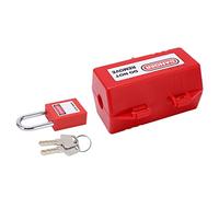 Generic PowePlug Kit di Blocco di Sicurezza con Lucchetto Durevole per Uso Domestico Industriale, Dispositivo di Blocco Ad Alta Resistenza Agli Urti per Presa TV del Condizionatore D'aria (#2)