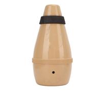 Generic Pratica della Tromba Muta Leggera Resistenza Agli Urti Resistente Ai Graffi Nessuna Ruggine Rispettosa Dell'ambiente Per Tutti i Tipi di Trombe (Colore del legno)