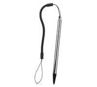 Generic Pratica Penna Touch Resistiva con Corda a Molla per Navigatore POS PDA, Strumento Perfetto per Scrivere Sullo Schermo, Compatibile con Telefoni Cellulari Resistivi, Tablet, MP4, MP5, (SILVER)