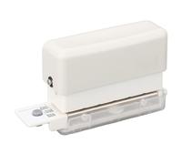 generic Prelievo di carta bianca con fori portatili precisi in ABS mini 6 fori per la casa e il computer fisso