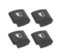 Generic Premium 4PCS Copri Pulsanti Interruttore Finestrino per Serie 3 E46 1999-2005 Pulsanti Interruttori Protettivi in ABS per il Controllo dei Finestrini del Veicolo