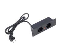 Generic Presa Multipla da Tavolo Ignifuga per PC Dotata di PD Ricarica Efficiente di Mobili per Ufficio e Casa Stazione di Alimentazione con Cavo da 1,5 M per Mobili TV, Progetti di Letti e Soggiorni