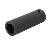 Generic Presa Pneumatica da 1/2 Pollice 17/18/19 Mm Bussola Metrica a Impatto Profondo a 6 Punti per Materiale in Acciaio Resistente Set da 4 Pezzi per Meccanici (17MM)