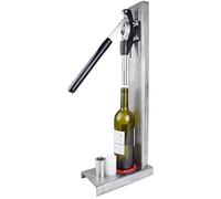 Generic Pressa manuale per tappi di bottiglia di vino in sughero, con 2 manicotti in POM, crimpatrice in metallo resistente per una facile tappatura, tappatrice manuale