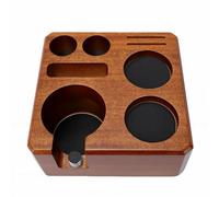 Generic Pressa per caffè Premium in Noce da 58 Mm, con Supporto per Accessori, per Baristi Ed Appassionati, 18x18x7,5 Cm