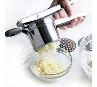 Generic Pressa per Patate Portatile Staccabile in Acciaio Inossidabile per Utensili da, con 3 Filtri Sostituibili Perfetti per Preparare Patate a Rete, 11,6 X 3,5 X 4,5 Pollici