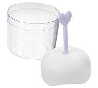 Generic Produttore di Schiuma per Viso Trasparente Blu, Schiumatore a Bolle Manuale Piccolo e Leggero, Dispenser per Detergente Schiumogeno Adatto a Shampoo e Lozioni per Uso Domestico