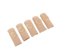 Generic Proteggi Dita Riduci il Dolore Protezioni Maniche Morbide per Protezione Calli Adatto per Scarpe Colore della Pelle 5 Pezzi (M(1,8*6 cm))
