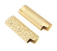 Generic Protettiva per Accendino Vintage in Lega di Zinco da 2 Pezzi vestibilità per Feste e Bar (GOLD)
