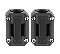 Generic Protezione Paraurti Motore Moto Blocco Decorativo antietà Universale Adatto per Adatto per, 1 Paio per Diametro 22mm-28mm per Motociclisti Materiale in Nylon