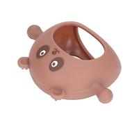 Generic Protezione per Denti Pulibile per Massaggiagengive in Silicone per Bambini per lo Sviluppo Orale, Giocattolo per la Dentizione del Polso Infantile (Caffè)