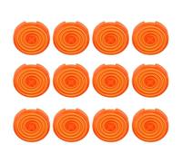 Generic Protezione Pulsanti da 12 Pezzi per Interruttori Kailh Cherry TTC Akko Glorious, Copertura Pulsanti Diametro 20,2 Mm per, Adatta per Sallybox Fightingbox Slimbox Flatbox (ORANGE)