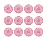 Generic Protezione Pulsanti da 12 Pezzi per Interruttori Kailh Cherry TTC Akko Glorious, Copertura Pulsanti Diametro 20,2 Mm per, Adatta per Sallybox Fightingbox Slimbox Flatbox (PINK)