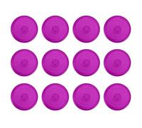Generic Protezione Pulsanti da 12 Pezzi per Interruttori Kailh Cherry TTC Akko Glorious, Copertura Pulsanti Diametro 20,2 Mm per, Adatta per Sallybox Fightingbox Slimbox Flatbox (PURPLE)
