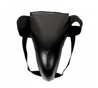 Generic Protezione Uomo per con Cintura Elastica di Supporto Ventilato Facile da Indossare con Aderenza Stabile Adatta per Allenamenti Intensivi Incontri Sportivi , Nero , S