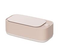 Generic Pulitore ultrasonico per gioielli, occhiali, orologi e piccoli accessori, portatile, 45.000 Hz, materiale ABS, rosa, alimentato a batteria, ricarica USB