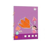 Generic Pull String 3D Geometry Learning Book, Libro modello di apprendimento della geometria 3D di corda con solidi 9/12/15 per bambini, insegnare le formule di volume e area di superficie con design