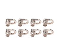 Generic Pulsante per Prigioniero di Cronometro, Lega di Zinco e Anello Rive Rivet Wide Application 20pcs Funzione di Abrasione Abrasione Fine per Borse (#2)