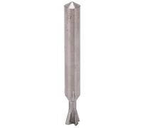 Generic Punta a Coda di Rondine in Metallo Duro, Diametro 6 Mm, Codolo 4 Taglienti, Lunghezza 50 Mm, Fresa Universale a Coda di Rondine 65° per Punte per Fresatura del Legno (75°)