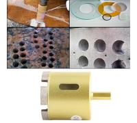 Generic Punta da Trapano per a Tazza, Design Professionale con Gambo Triangolare, Perfetta per Forare Marmo e Piastrelle di Ceramica, per Progetti di Miglioramento della Casa, 40-60 Mm (60 mm)