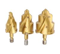 Generic Punte da Trapano per Sollevamento di Tubi Dell'acqua Resistenti, Set da 3 Pezzi Durevoli per Strumento di Riparazione di Tubi in PVC PPR MPP con Esagono da 1/4 di Pollice