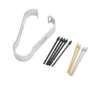 Generic Punte per Penna Touch in Acciaio Inossidabile da 9 Pezzi con Punte in Metallo per Tablet Tab S9 S9 Ultra S8 S7 FE, 0,7 Mm, Premium per Smartphone S24 S23 S22 Ultra, Sicure per Schermi