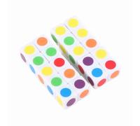 Generic Puntelli da Gioco per Dadi Didattici Ad Angolo Retto a 6 Colori per L'insegnamento Digitale in Classe, Robusta Plastica Bianca 16x16x16mm, quantità: 20 Pezzi