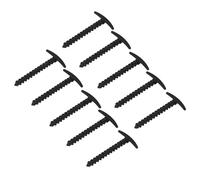 Generic Punto per Tenda, Riutilizzabile, Non Piegata, Resistente Alle Meteo, 5,7 Pollici, 10 Pezzi, Palo a Spirale a Forma di T, Stringere il per il Campeggio per il Campeggio e (BLACK)