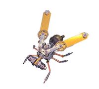 Generic Puzzle 3D in metallo per adulti, 100+PCS Steampunk kit modello mosca meccanica, kit fai da te per costruire insetti, decorazione da scrivania, regali per adolescenti e adulti (mosca meccanica
