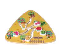 Generic Puzzle di Abbinamento Labirinto in Legno per Bambini, Gioco da Tavolo di attività Cognitive più Intelligenti per L'apprendimento Precoce, per Migliorare la Coordinazione Occhio-mano, Dai 3