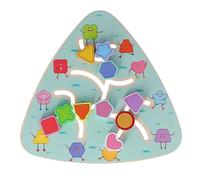 Generic Puzzle di Abbinamento Labirinto in Legno per Bambini, Gioco da Tavolo di attività Cognitive più Intelligenti per L'apprendimento Precoce, per Migliorare la Coordinazione Occhio-mano, Dai 3