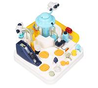 Generic Puzzle Educativo per Auto da Corsa Giocattolo Avventuroso con Pista Inerziale Manuale, Gioco di Allenamento per abilità Motorie per Bambini, Regalo di Natale Perfetto, Materiale Plastico