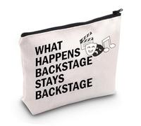 Generic Pyoul, trousse per cosmetici con divertente motivo a teatro musicale, idea regalo per gli amanti del teatro, Soggiorni borsa backstage Eu