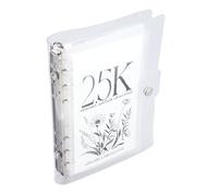 Generic Quaderno Portatile per Sfide di Risparmio in PVC con Scomparto Nascosto per Carte e Contanti, Raccoglitore di Risparmio Familiare per Bambini e Adulti, Perfetto per Vacanze e Celebrazioni