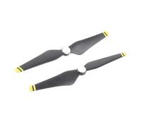 Generic Quadricottero Precisa Eliche Autoserranti Durevoli per Drone 3, Prestazioni di Riduzione del Rumore per Tempi di Volo più Lunghi, 2 Coppie per più Gioie di Volo (bordo giallo)