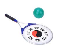 Generic Racchetta Morbida e Resistente con Superficie in Silicone per Esercizi di Tai Chi per Anziani, Comoda Impugnatura in Lega di Alluminio, Set Completo con Borsa (racchetta morbida)