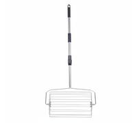 Generic Raccogli Palline Regolabile Acciaio Resistente Manico Estensibile Design Raccolta Facile Indicato per Addestramento Sportivo E Raccoglitori, Nero, Nero