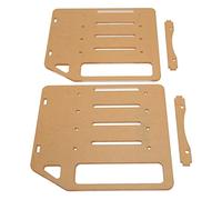 Generic Rack per Dischi Rigidi in Acrilico Fai-da-te Supporto Multistrato Utilizzo Fluido del Dispositivo di Raffreddamento per più Dischi Rigidi da 3,5 Pollici (4 strati)