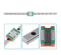 Generic Rail Moto Lineare, Guida Ferroviaria Lineare, Professionista in Miniatura per gli Strumenti Industriali 3D della Macchina CNC Fai - -te (200mm)