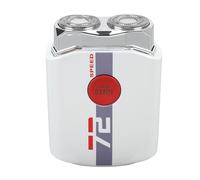 Generic Rasoio in Lamina, Rasoi a Rasoio Elettrico per Uomini con Lega di Zinco Completamente Automatico Lavabile Portatile a Barba a Doppia Testa da Viaggio Staccabile da Viaggio per la Barba per