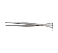 Generic Rastrello per Radici a 3 Punte con Impugnatura Ergonomica, Strumento per Albero Bonsai, Facile da Impugnare per gli Appassionati di Giardinaggio (Dritto)