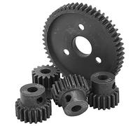 Generic RC Gears Ingranaggio Principale 54T con Differenziale Cilindrico in Acciaio Ad Alta Resistenza con Pignoni 16T 18T 20T 21T per Auto RC Slash 2WD