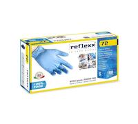 Generic REFLEXX R72 300 PZ Guanti nitrile uso alimentare senza polvere VARIE TAGLIE - OFFERTA - speciali per alimenti - azzurri gr. 3.9 (M)
