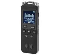 Generic Registratore Attivato Dalla Voce Digitale Cancella 1.44 Pollici per il Lettore Mp3 per l'intervista di Incontro, Materiale in Lega di Zinco (16GB)