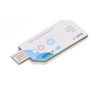 Generic Registratore Dati di Temperatura Registratore Portatile di Report PDF Connessione USB per Contenitori Refrigerati, capacità 32000 per Magazzinaggio e Logistica