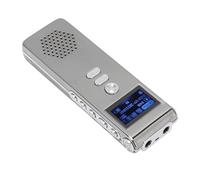 Generic Registratore Vocale, Funzione Password a Doppio Microfono di Bit 192kbps Mp3 Operation Digital Operation Recorder per la Famiglia (4G)