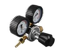 Generic Regolatore di Anidride Carbonica Regolatore di Pressione Co2 a 2 Manometri per Industrie Elettroniche di Taglio e Saldatura, Struttura in Lega di Zinco con Quadrante in Vetro Organico, Doppio
